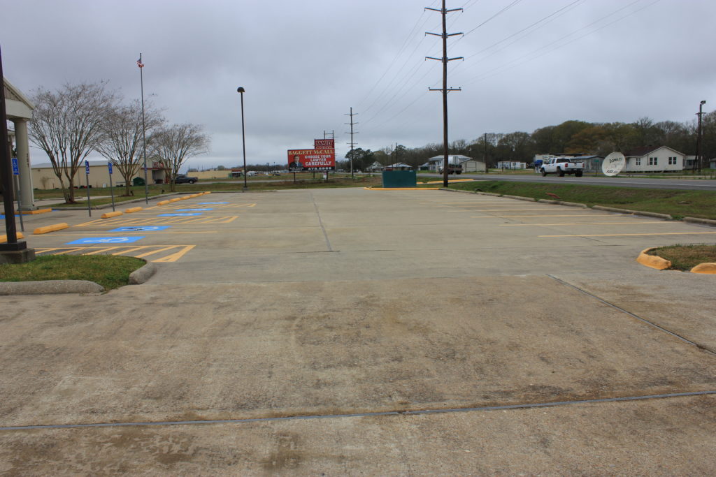 Front parking lot of Community Center